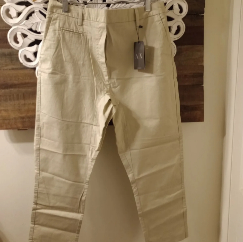 New Armani Exchange ankle slouchy pants